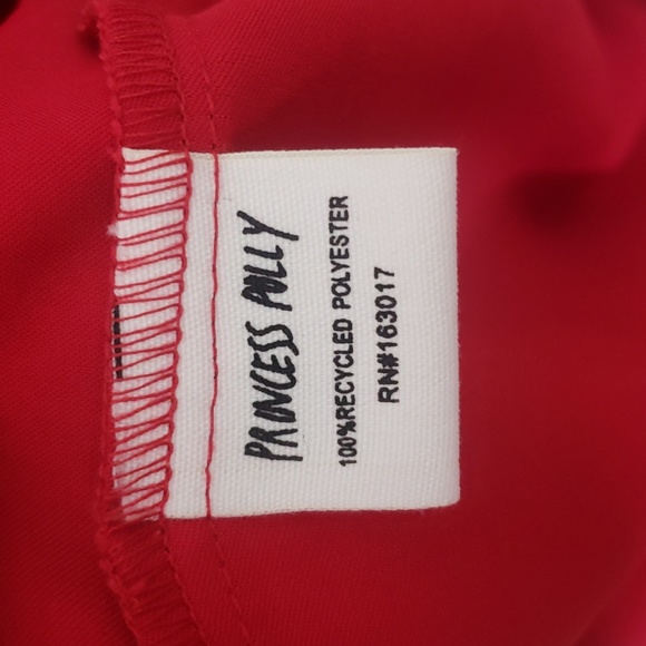 NWT Princess Polly Red Emily Mini Dress 12 - Picture 6 of 8